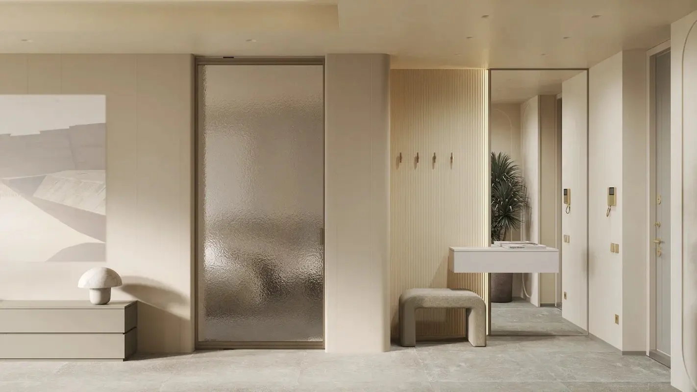 Алюминиевая дверь MINOLI 2 PIVOT 180