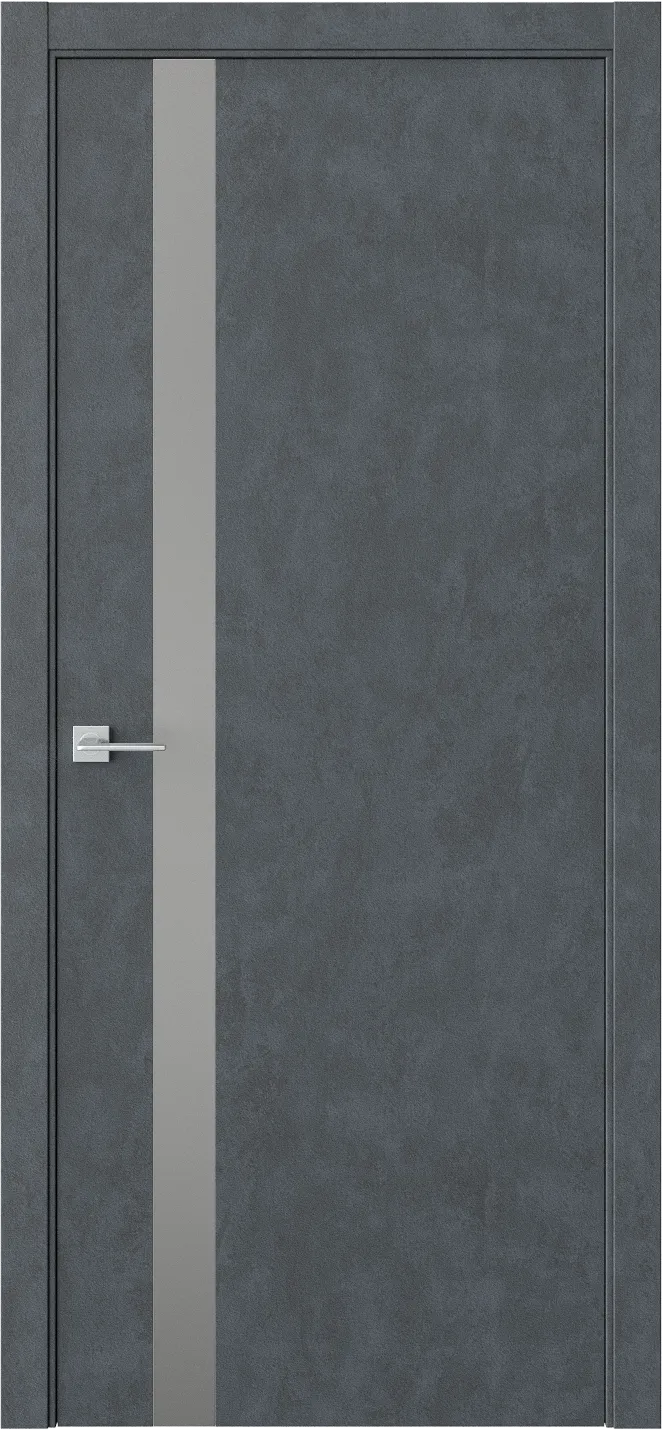 Межкомнатная дверь ЭКЗОТИКА 10E — Стекло зеркало satin grafit