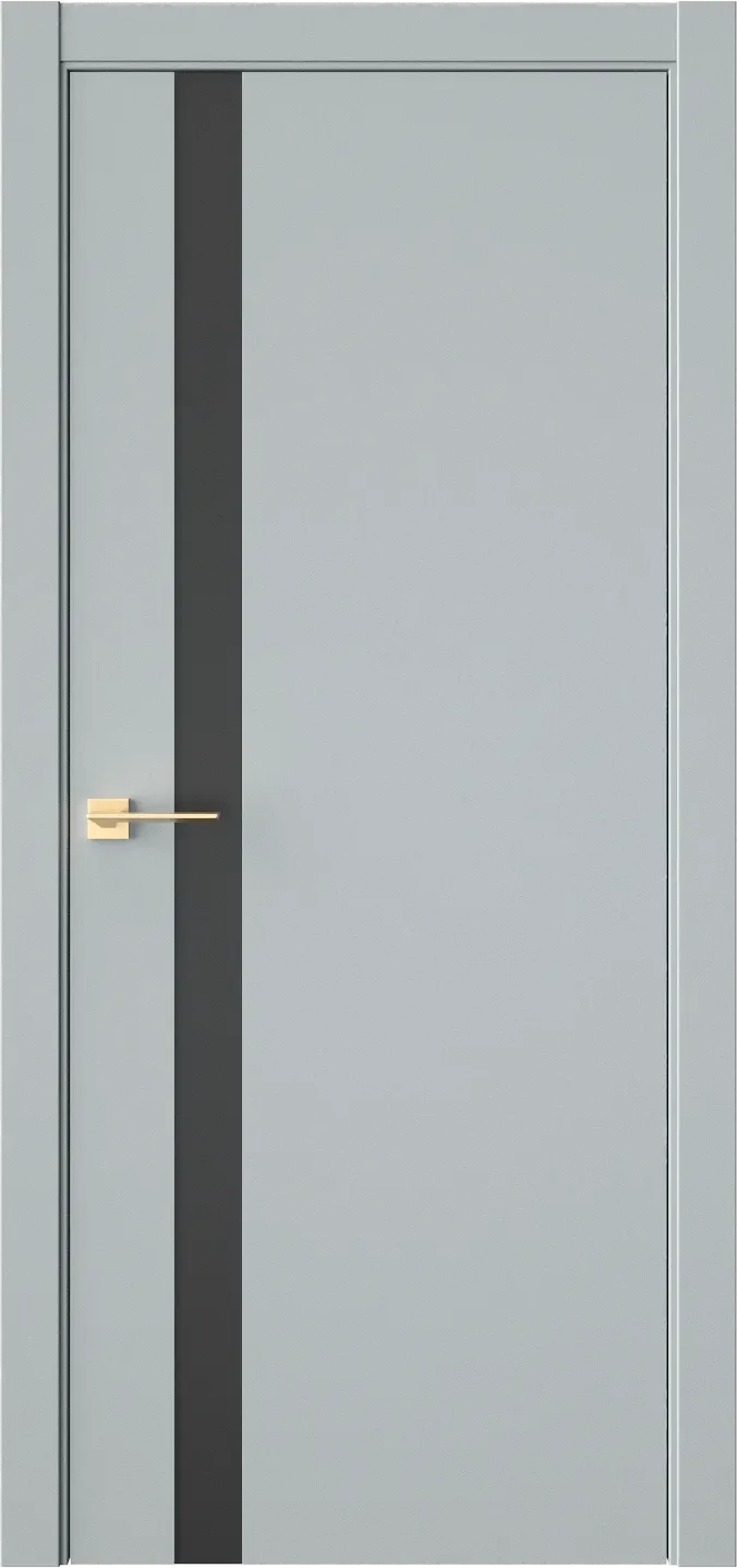 Межкомнатная дверь ЭКЗОТИКА 10E — Стекло черное сатин(Matelac)