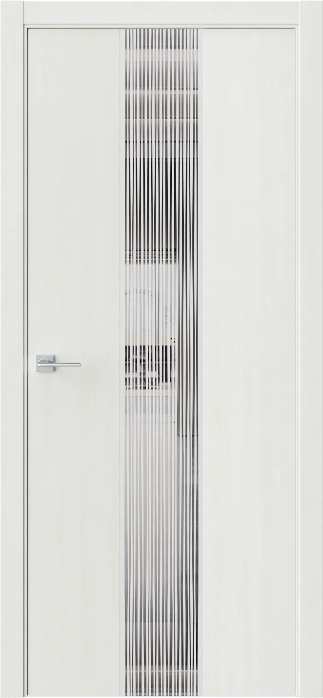 Межкомнатная дверь ЭКЗОТИКА 6E — Стекло зеркало графитовое