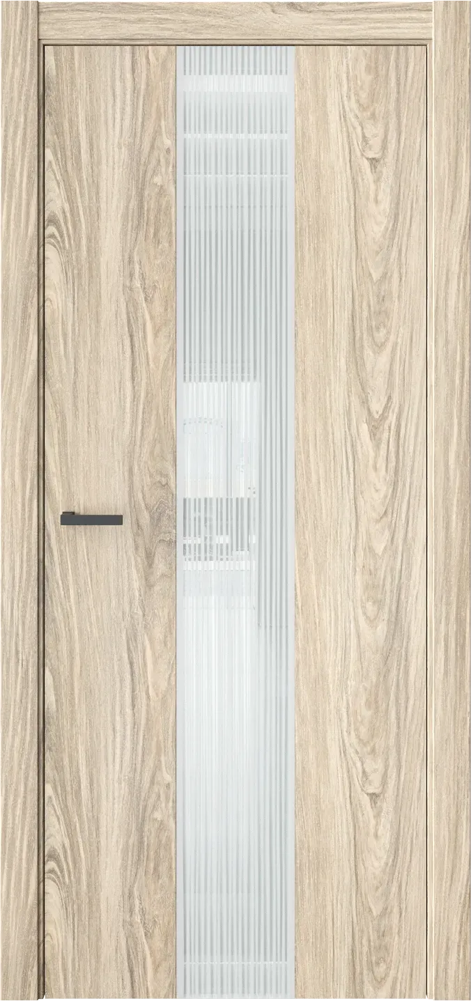 Межкомнатная дверь ЭКЗОТИКА 6E — Стекло белое(Lacobel)