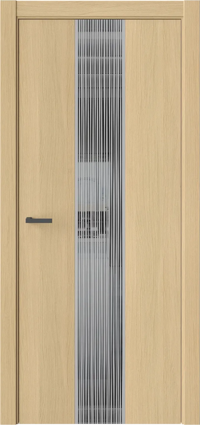 Межкомнатная дверь ЭКЗОТИКА 6E — Стекло черное(Lacobel)
