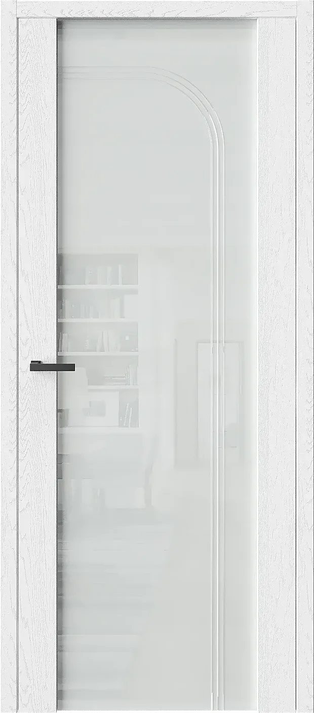 Межкомнатная дверь ELEMENT&nbsp7 — Стекло триплекс белый Дуб винта