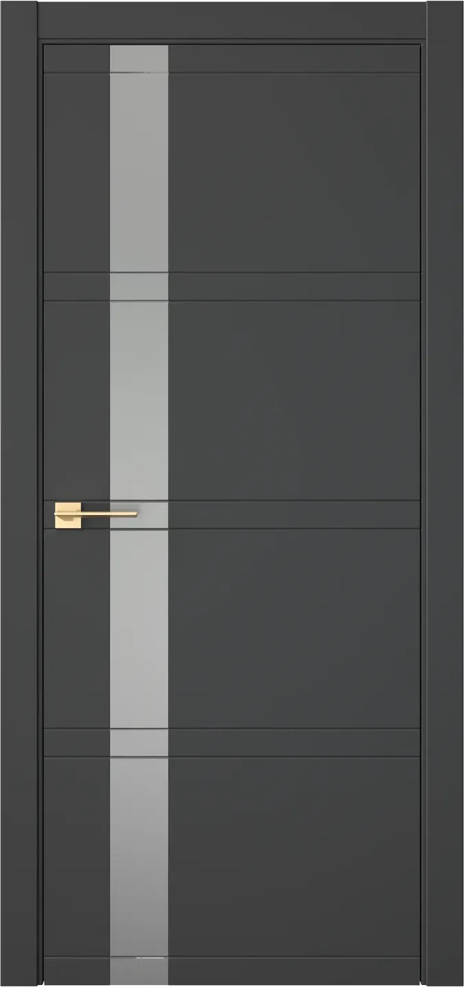 Межкомнатная дверь EVO 1 — Зеркало графит(Сатин).png
