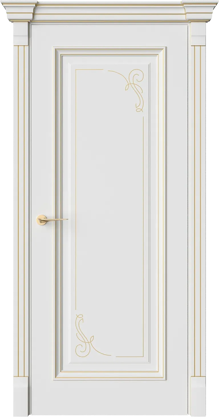 Межкомнатная дверь GE1 — Софт белый ПЗ DECO