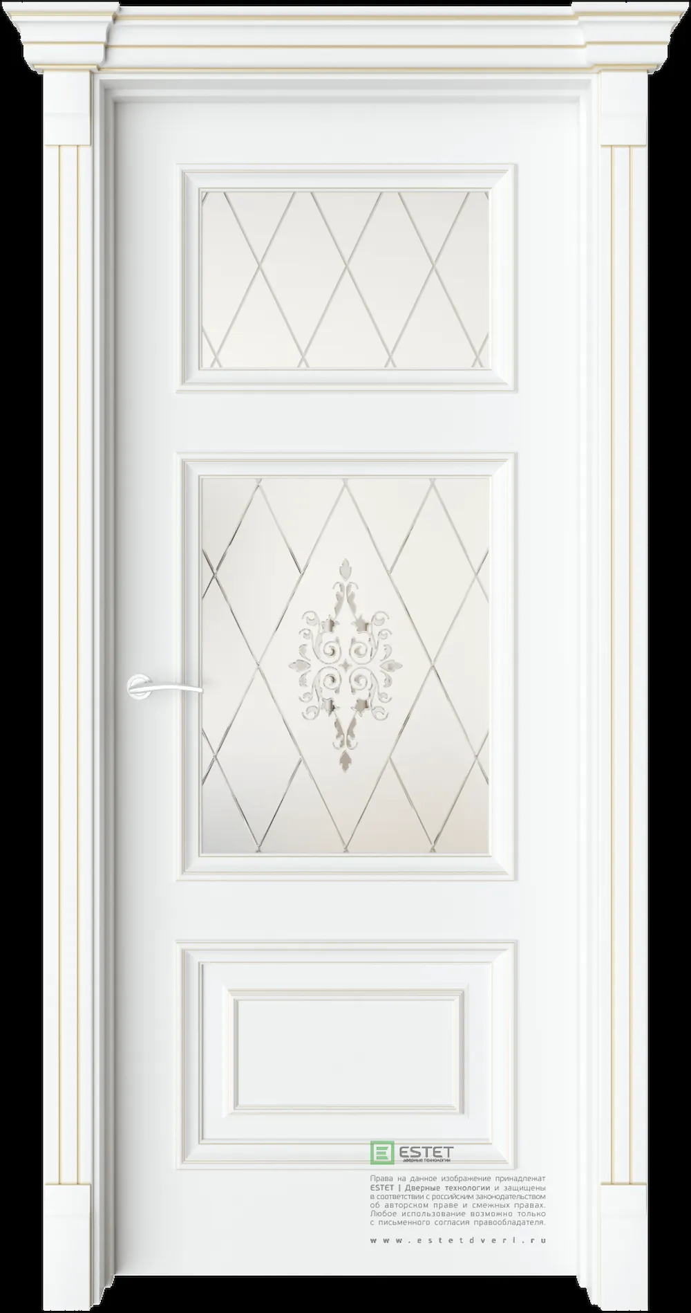 Межкомнатная дверь GE10M — C10 soft beliy GP white 1