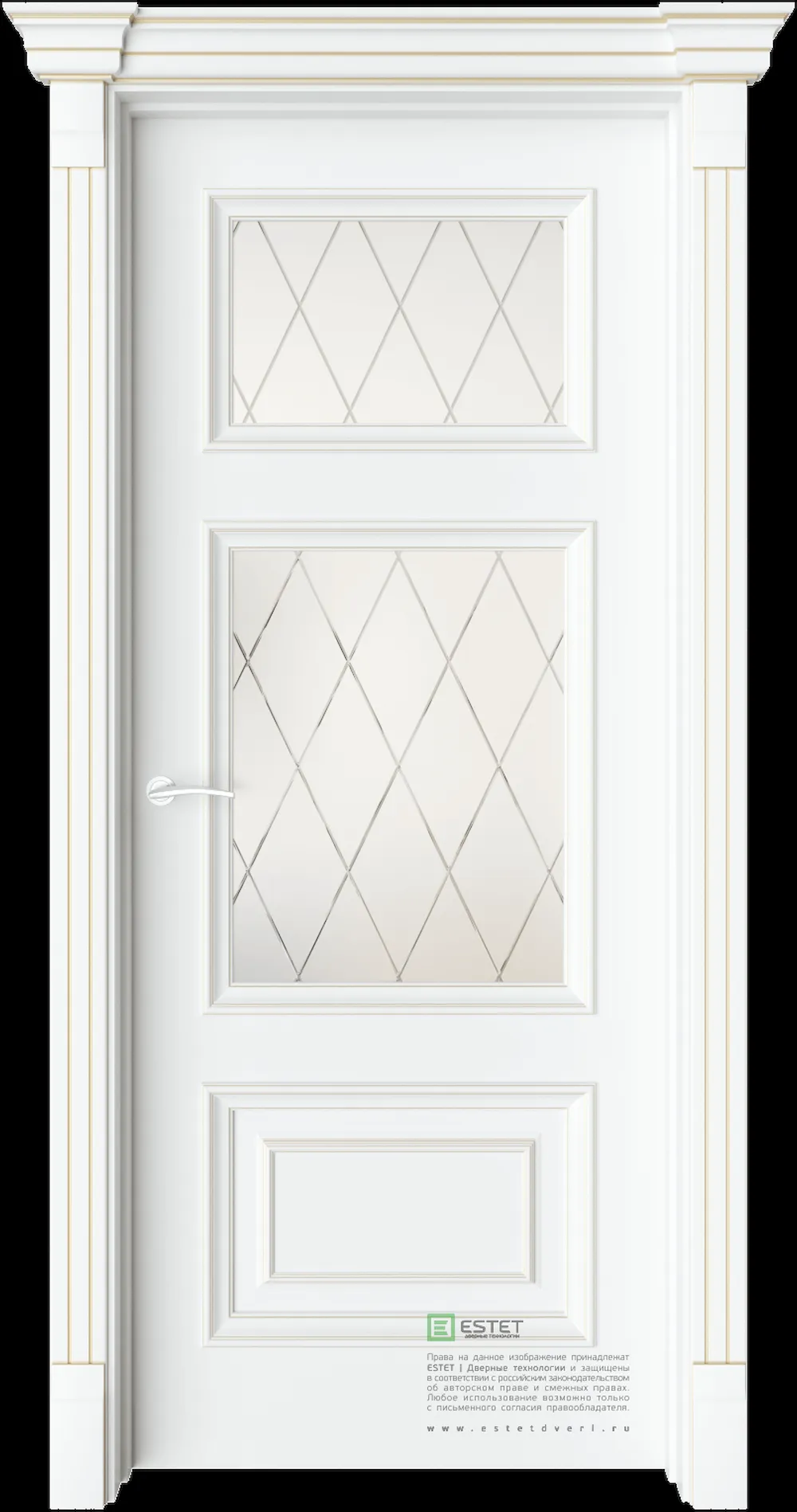 Межкомнатная дверь GE10M — C10 soft beliy GP white 2