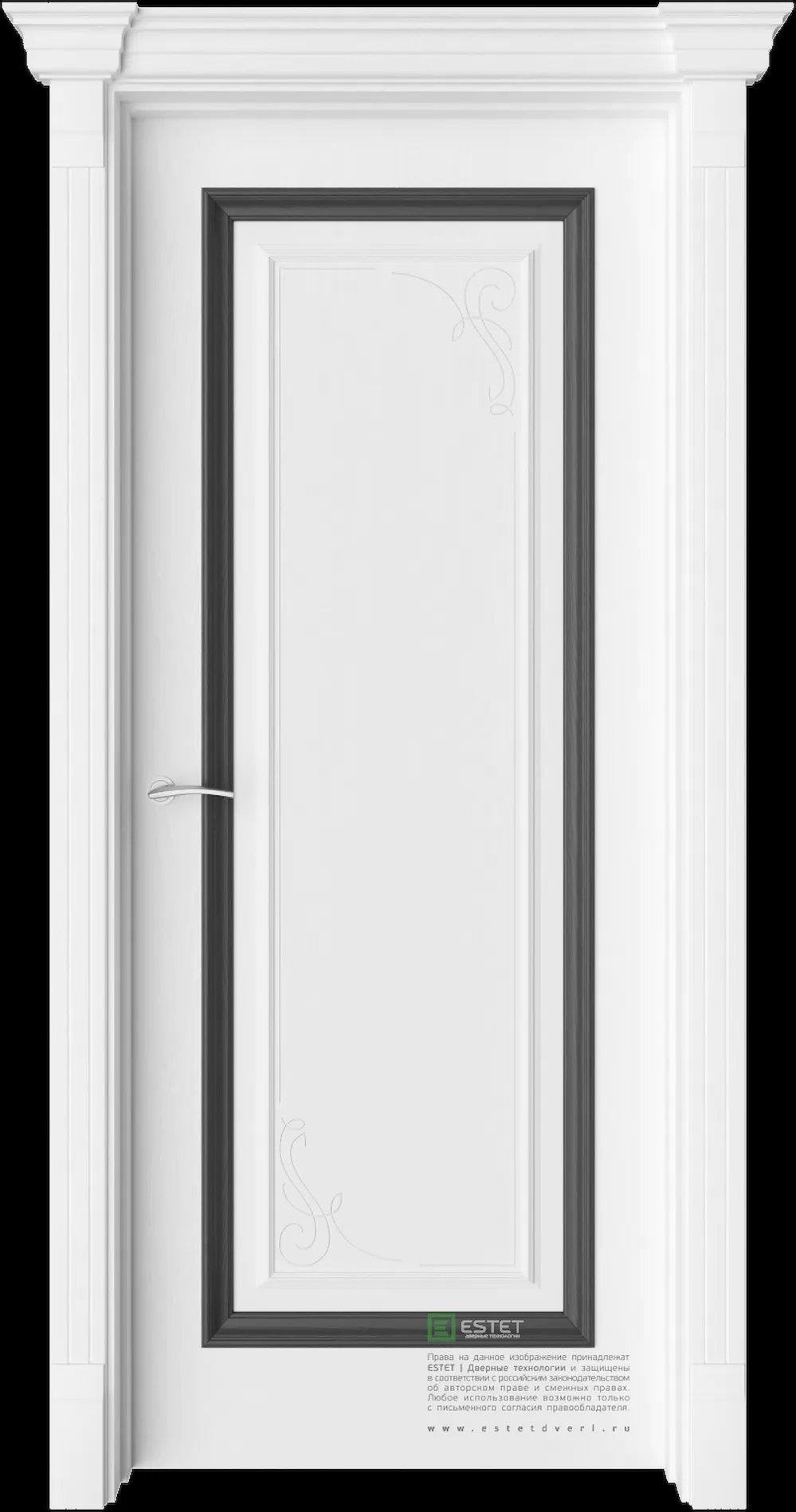Межкомнатная дверь GE1M Deco — Ясень винтер Ясень космо