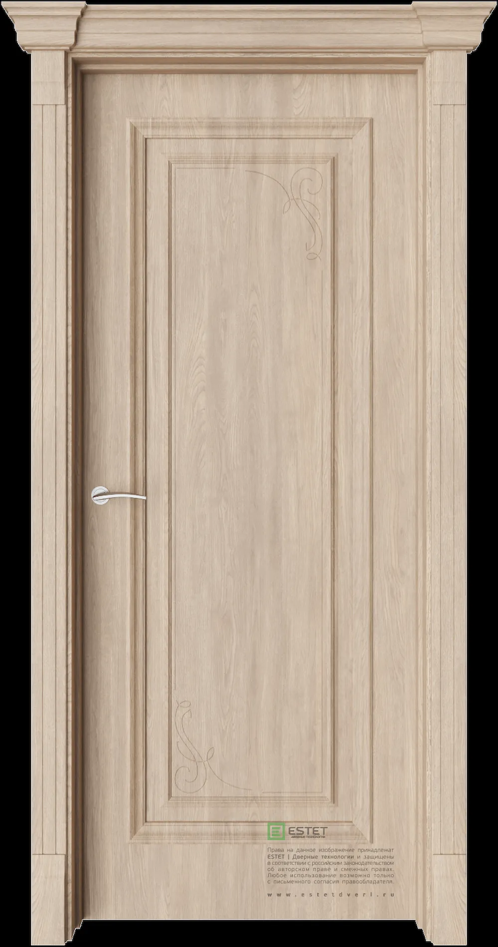 Межкомнатная дверь GE1M Deco — Брандо