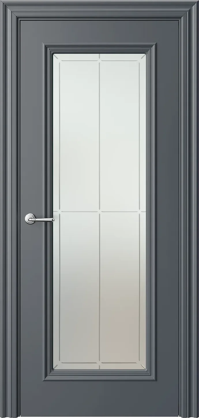 Межкомнатная дверь GL2 — Стекло сатинат-1