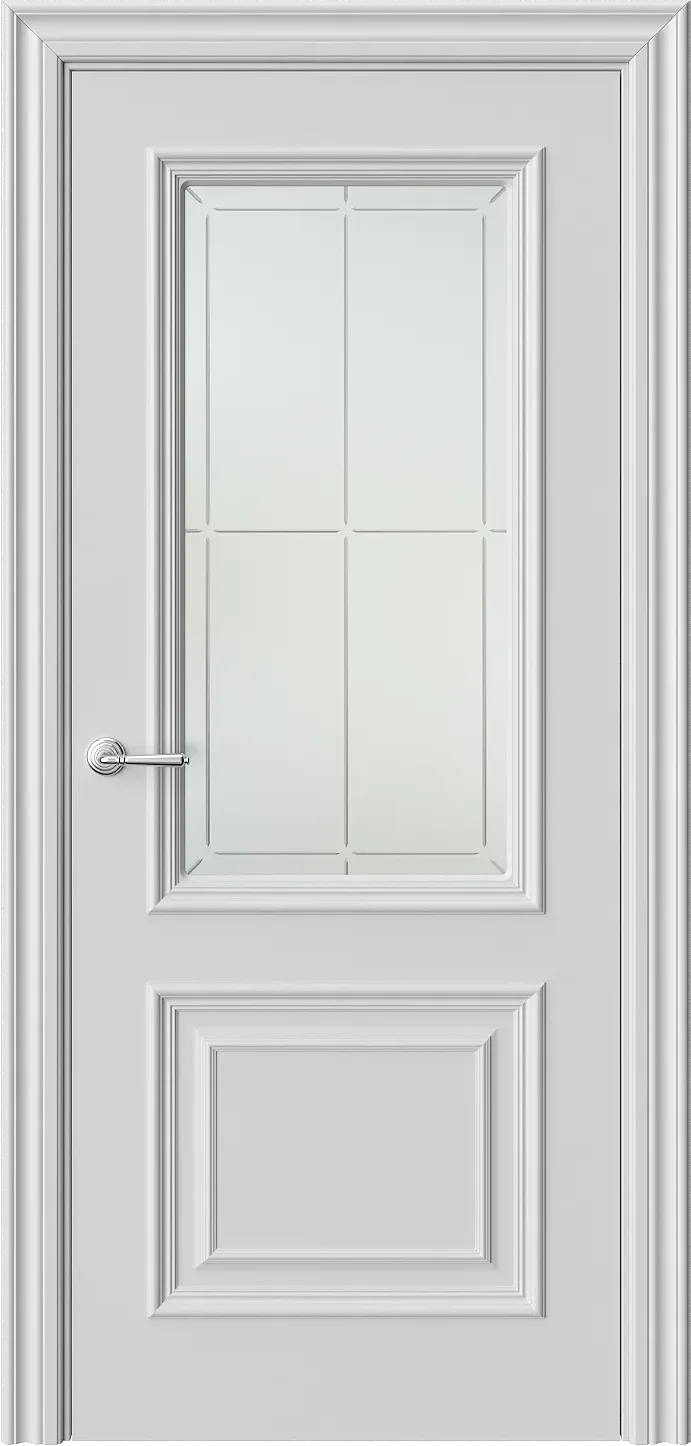 Межкомнатная дверь GL4M — Стекло сатинат-1