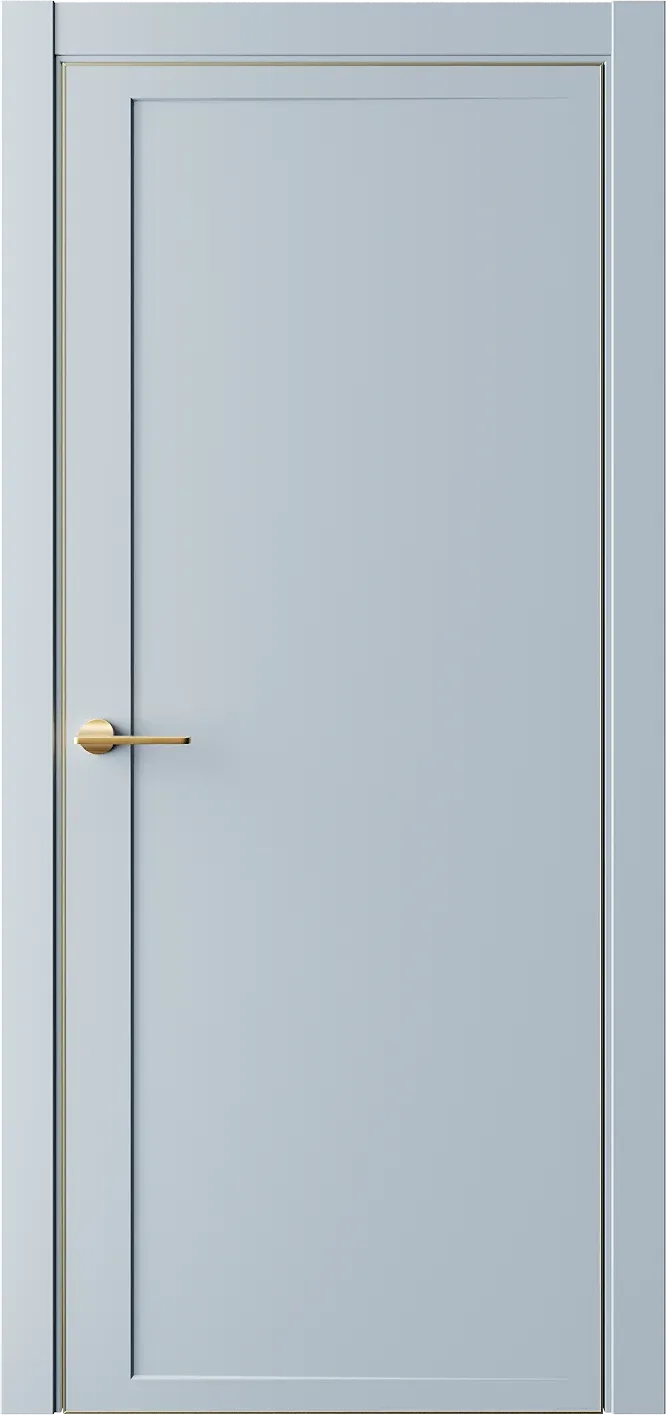 Межкомнатная дверь Gr 1 — NCS S 4010 R90B КП(Мат зол)