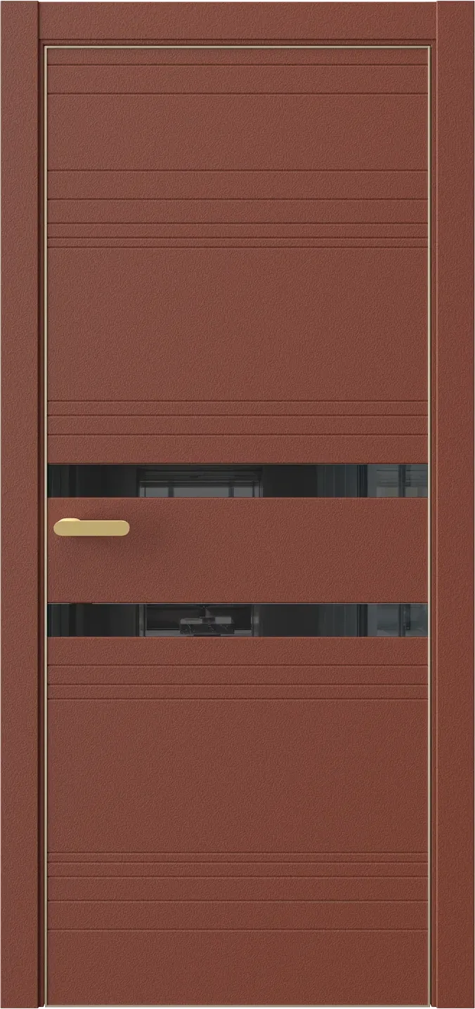 Межкомнатная дверь INDUSTRIAL 13 — Стекло черное(Lacobel)