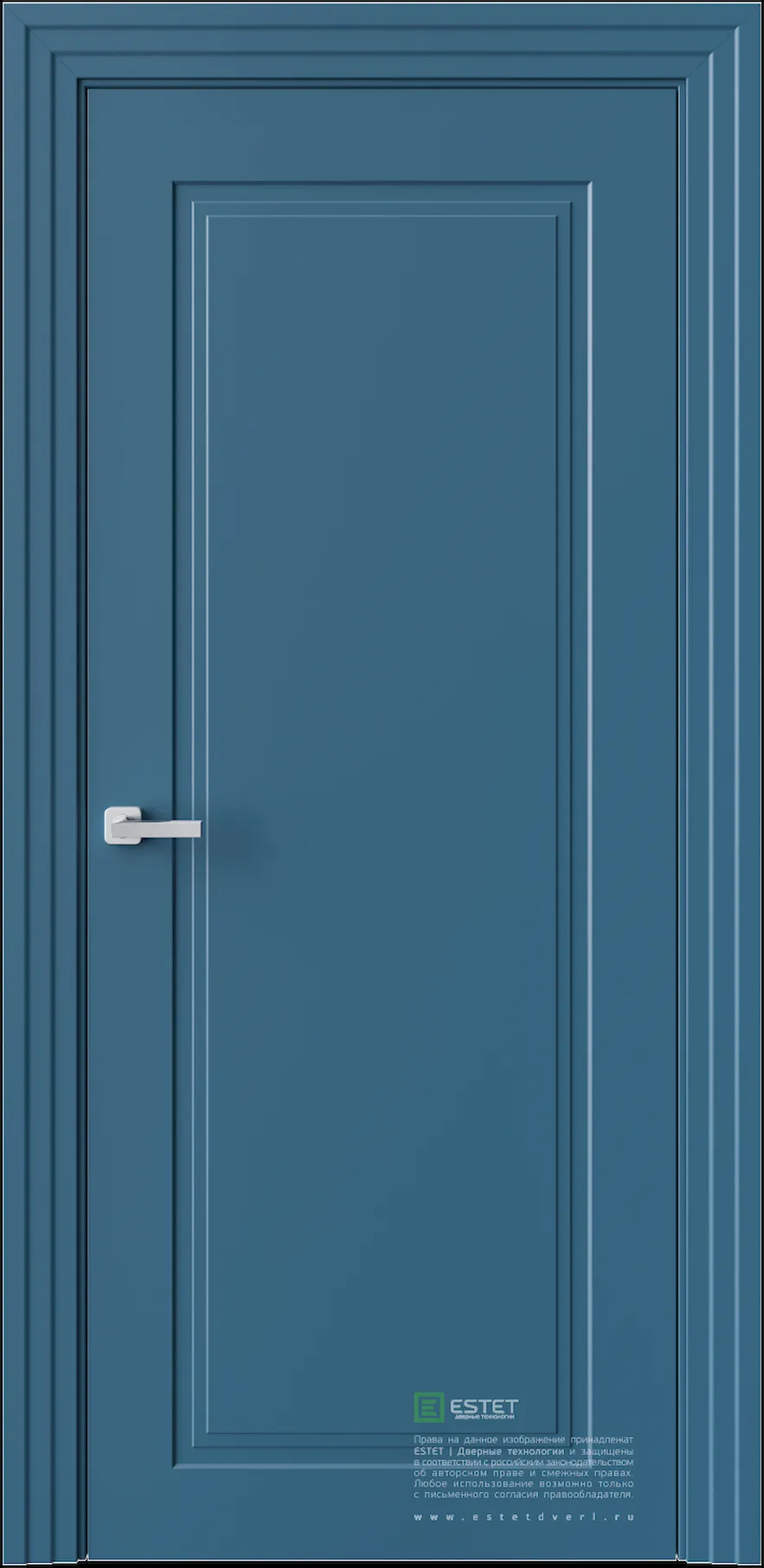 Межкомнатная дверь N1 — RAL5009