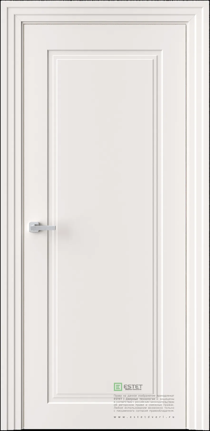 Межкомнатная дверь N1 — RAL9010