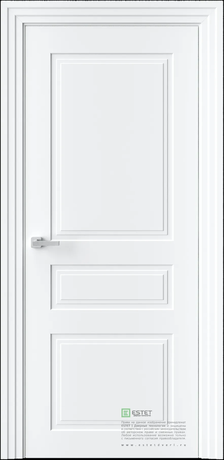 Межкомнатная дверь N11 — RAL9003