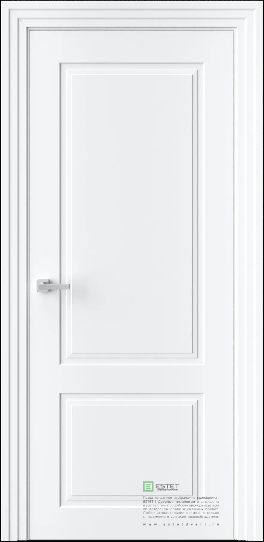 Межкомнатная дверь N3 — RAL9003