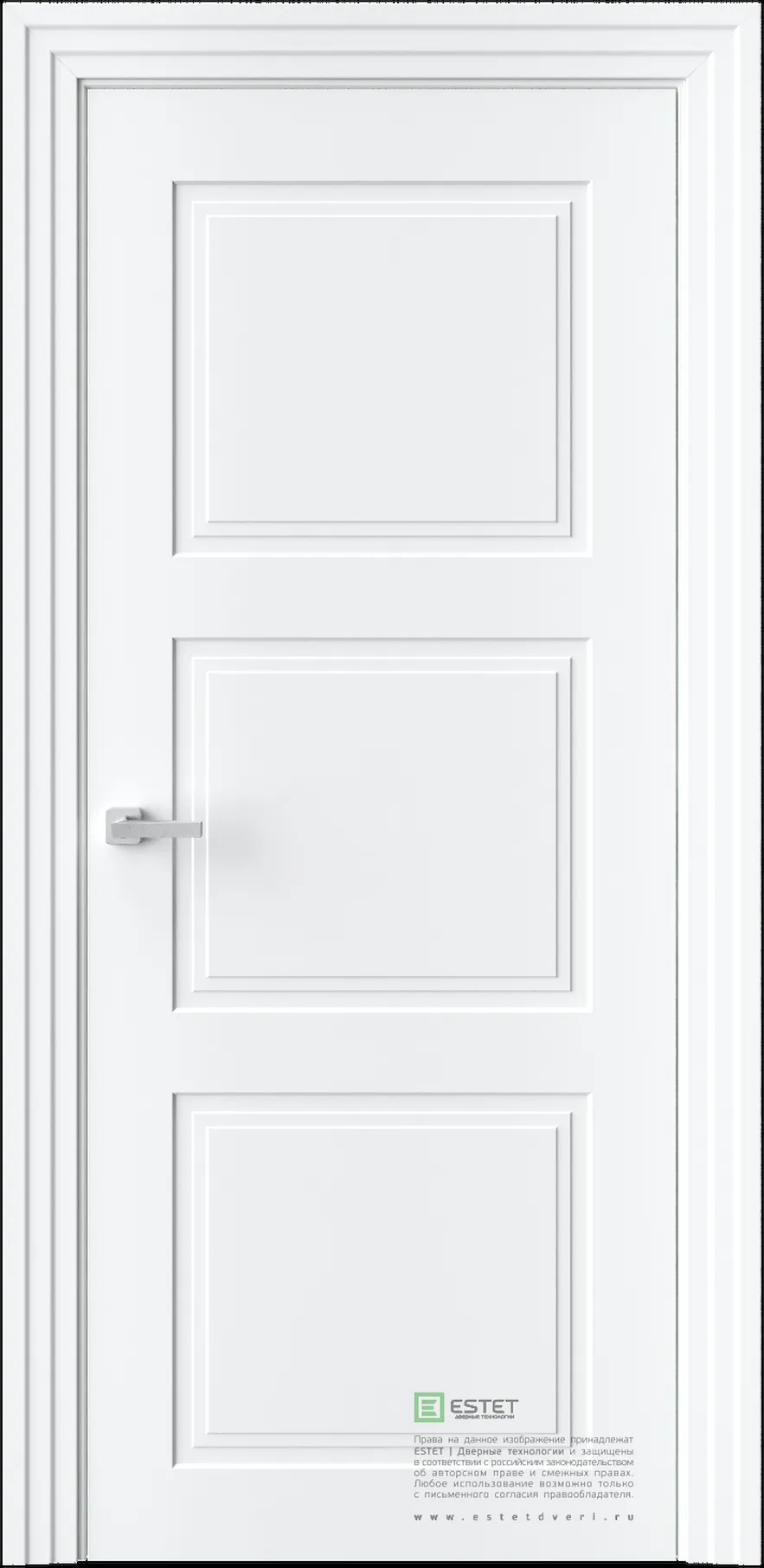 Межкомнатная дверь N5 — RAL9003