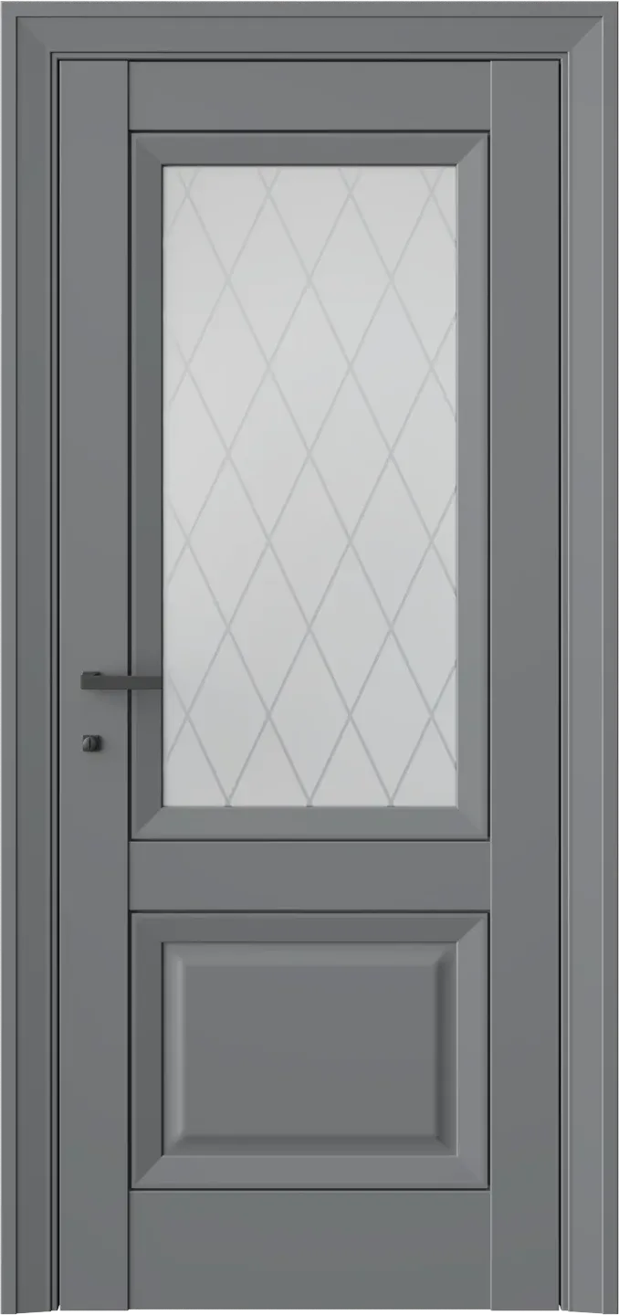 Межкомнатная дверь PALLADIUM 4F — стекло 2 Альпийская ночь