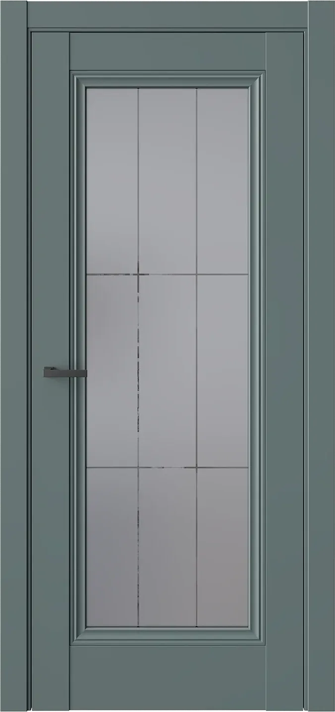 Межкомнатная дверь RAIMOND 2 — Стекло 3 графит(Сатинат)