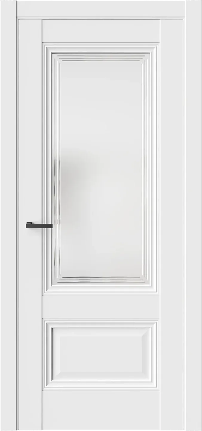 Межкомнатная дверь RAIMOND 4.1 — Стекло 1 белое(Сатинат)