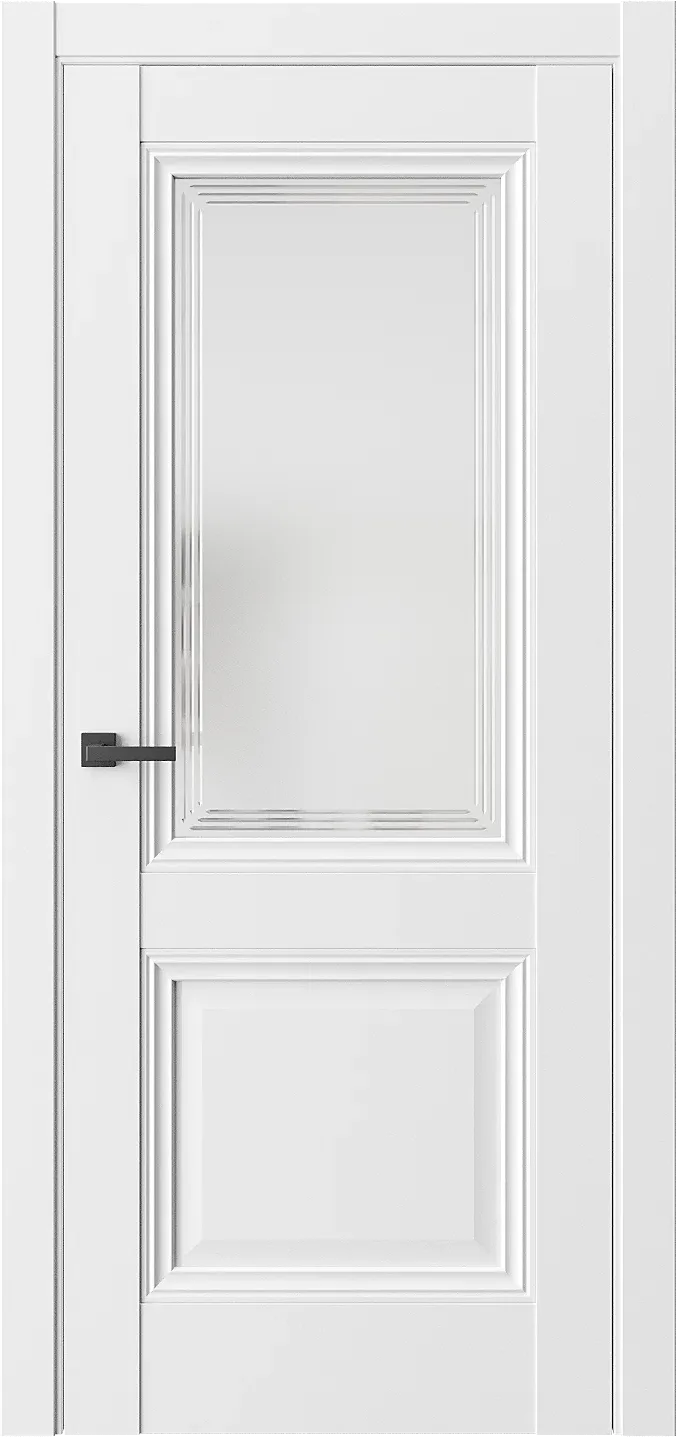 Межкомнатная дверь RAIMOND 4.1 — стекло Сатинат белое
