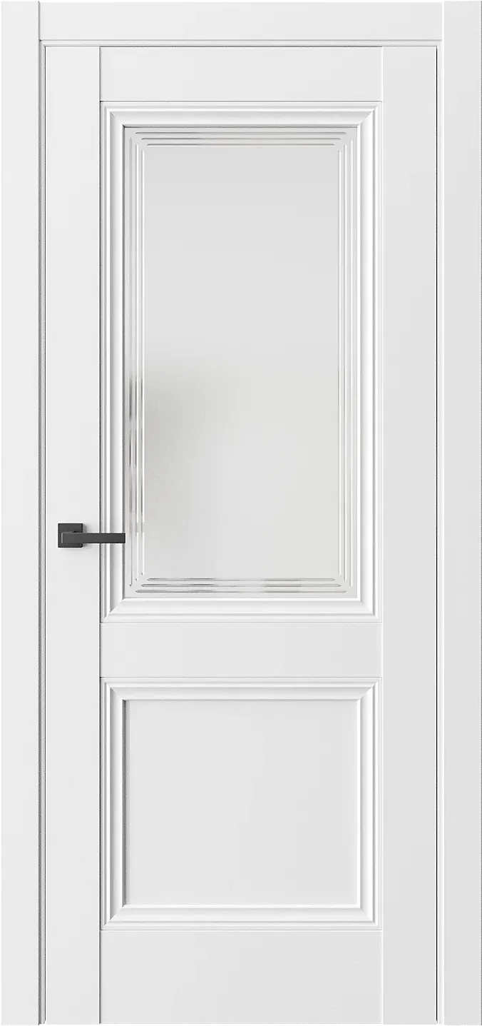 Межкомнатная дверь RAIMOND 4.1 — стекло Сатинат белое