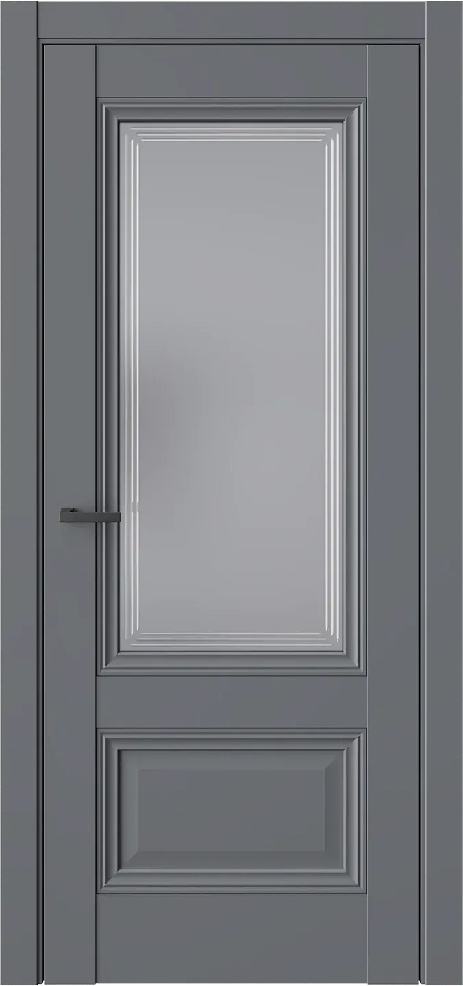 Межкомнатная дверь RAIMOND 4.1 — Стекло 1 графит(Сатинат)