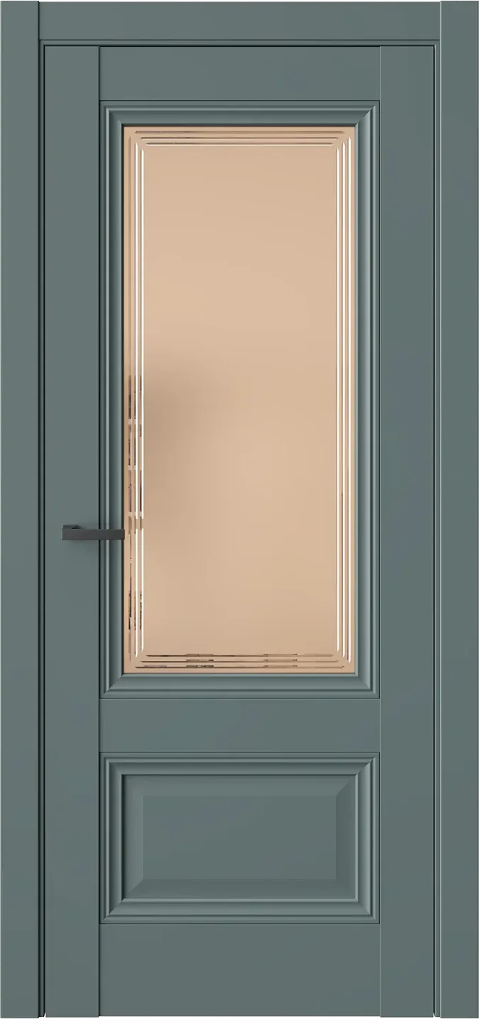 Межкомнатная дверь RAIMOND 4.1 — Стекло 1 бронза(Сатинат)