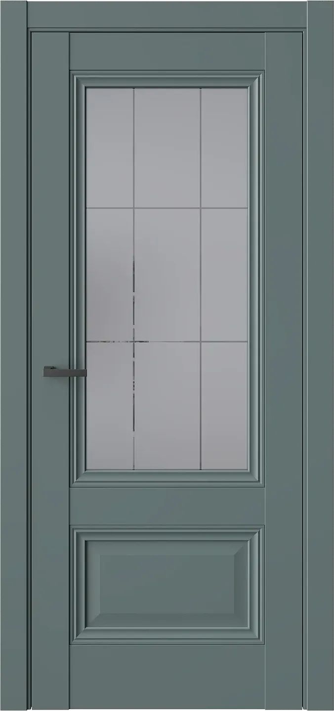 Межкомнатная дверь RAIMOND 4.1 — Стекло 3 графит(Сатинат)