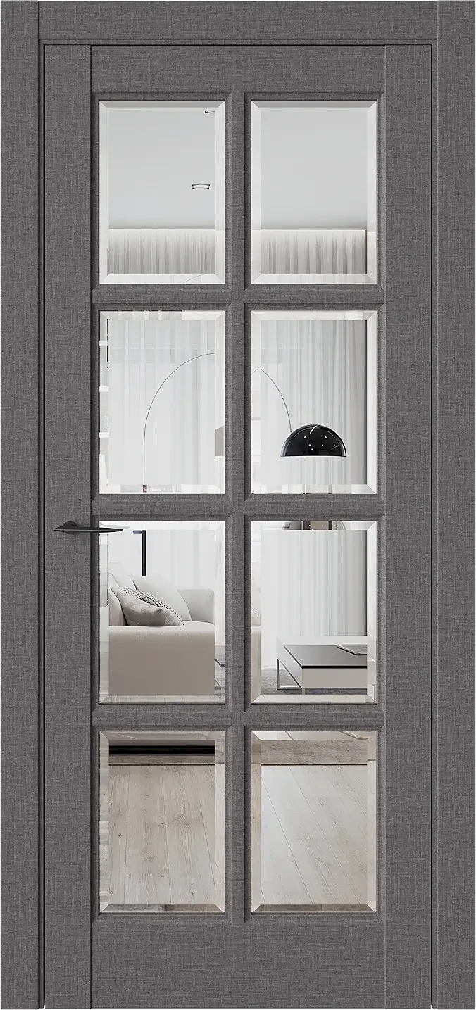 Межкомнатная дверь S16 — Фацет зеркальный