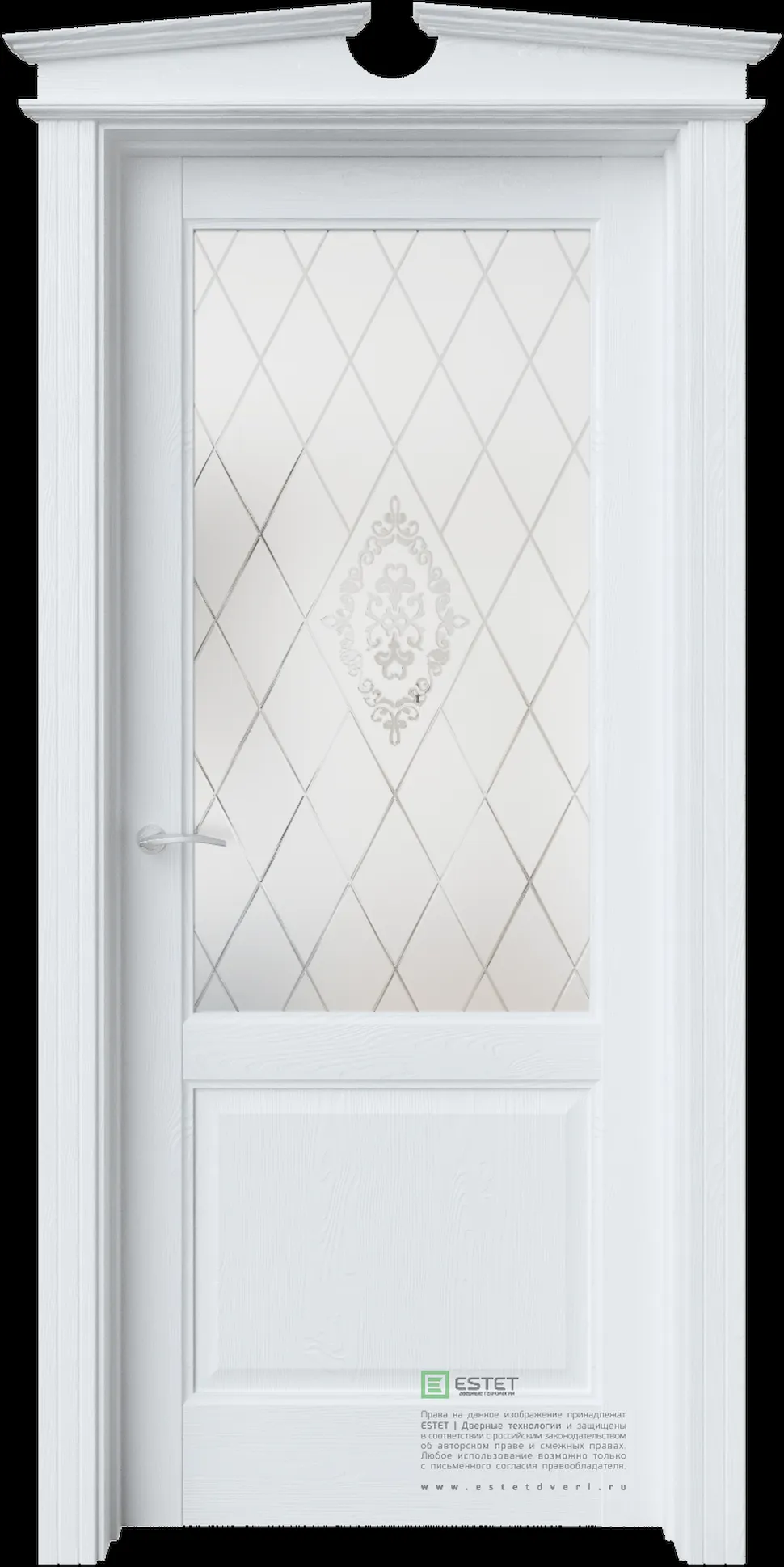 Межкомнатная дверь S4 — Ясень винтер white 3