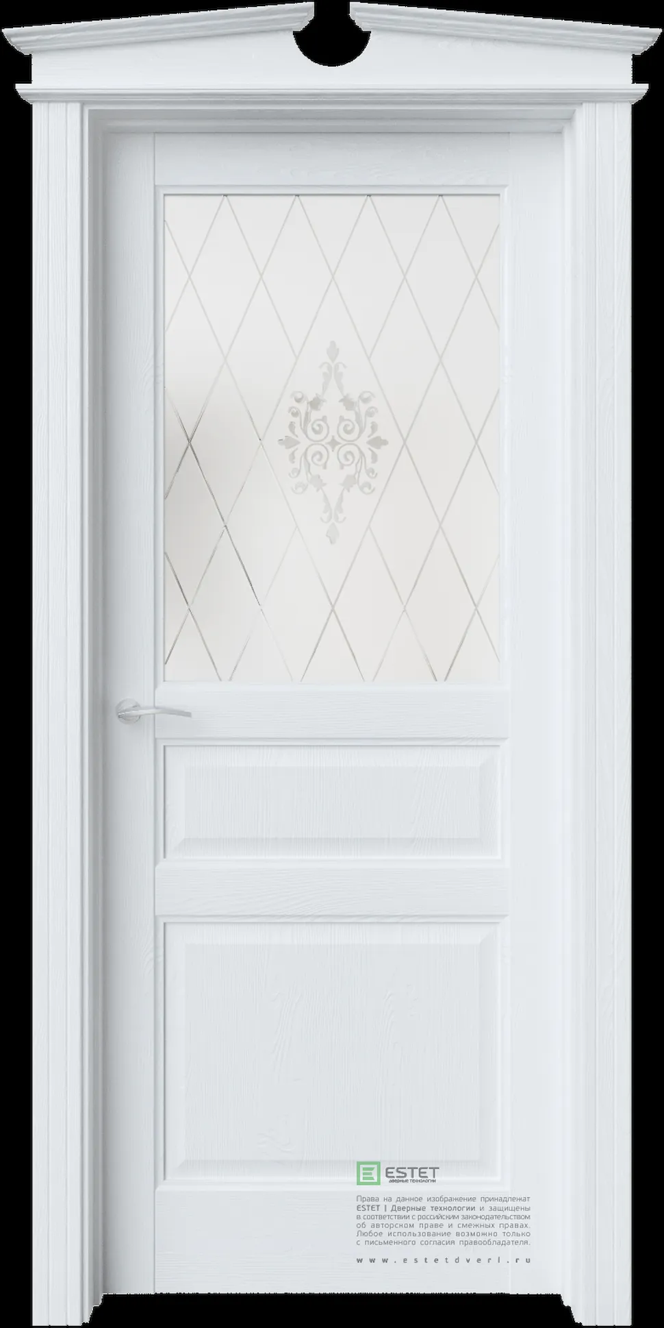 Межкомнатная дверь S8 — Ясень винтер white 1
