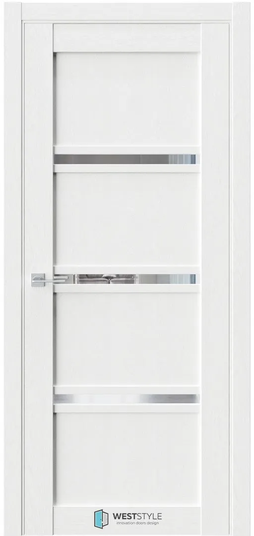 Межкомнатная дверь ZEST EMLAYER 10 — Стекло сияние