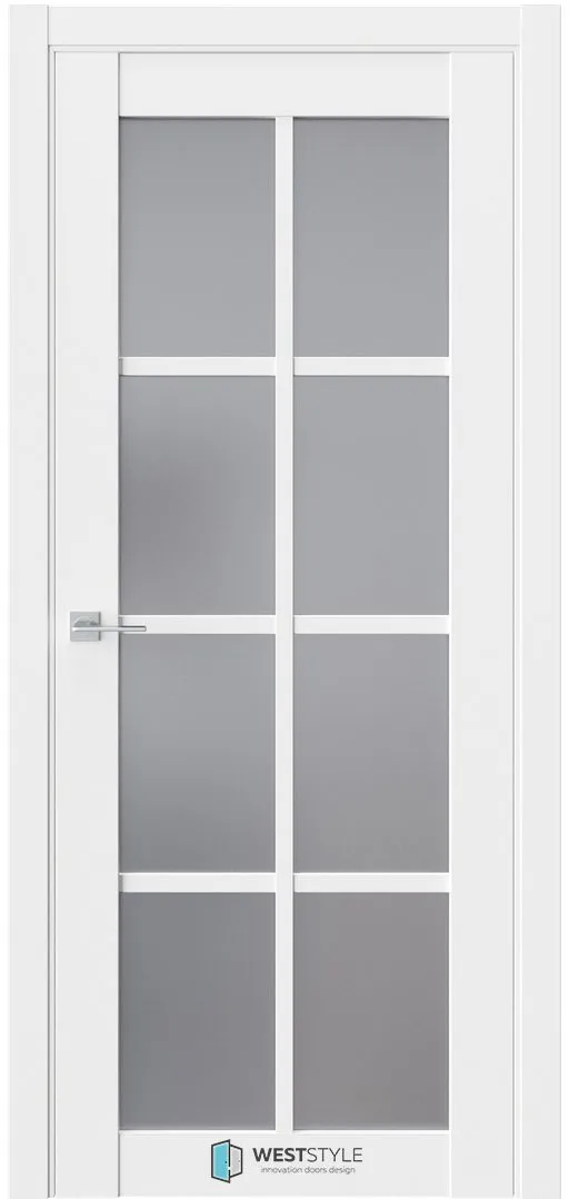Межкомнатная дверь ZEST EMLAYER 17 — Стекло сатинат графит