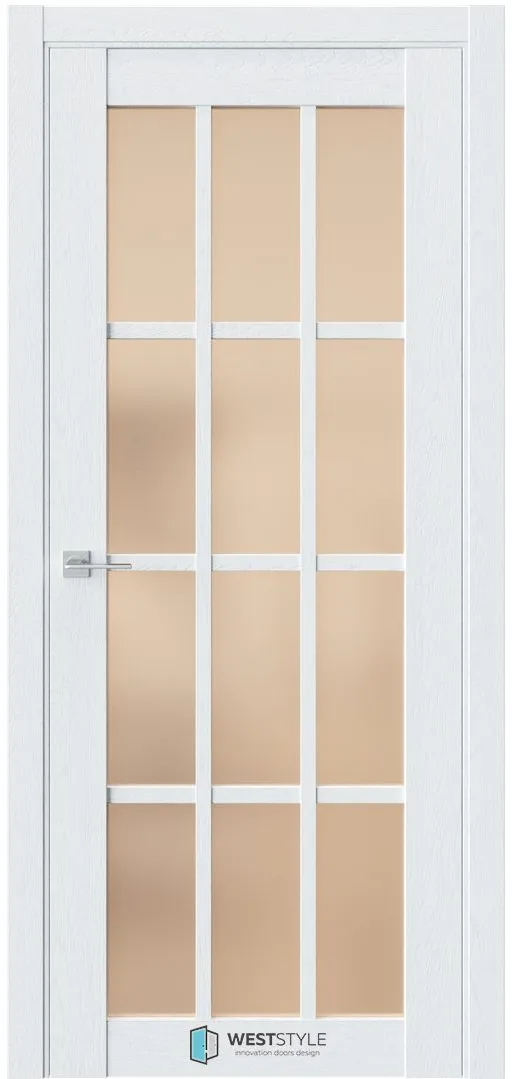 Межкомнатная дверь ZEST EMLAYER 21 — Стекло сатинат бронза