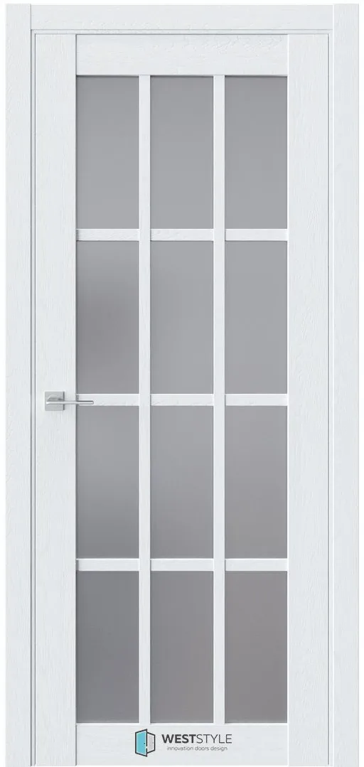 Межкомнатная дверь ZEST EMLAYER 21 — Стекло сатинат графит