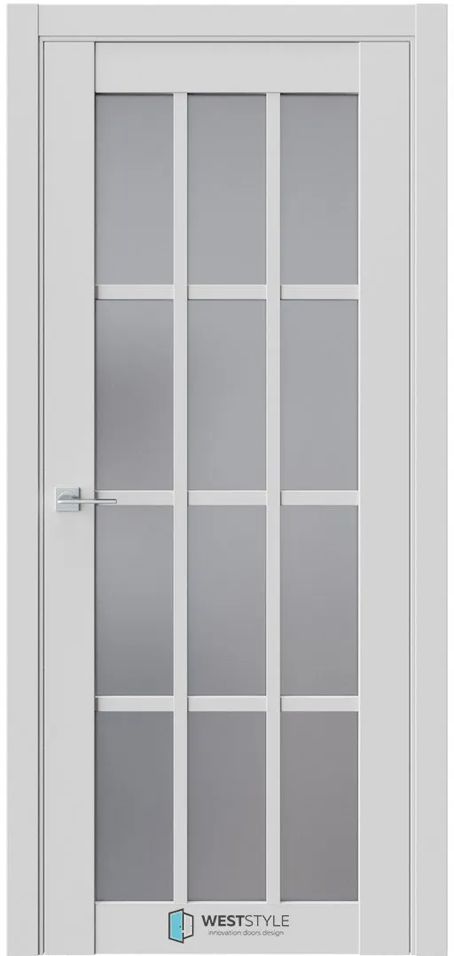 Межкомнатная дверь ZEST EMLAYER 21 — Стекло сатинат графит