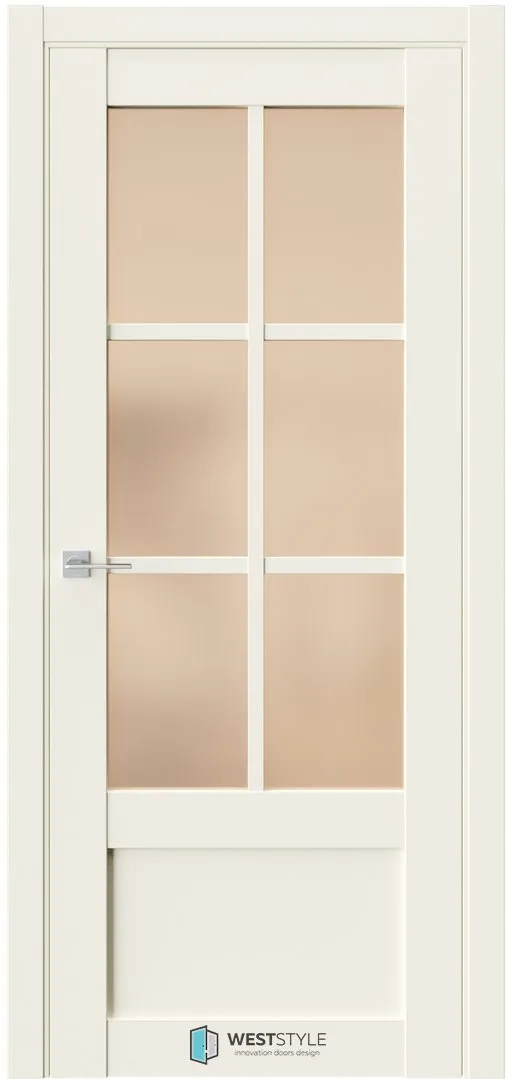 Межкомнатная дверь ZEST EMLAYER 23 — Стекло сатинат бронза