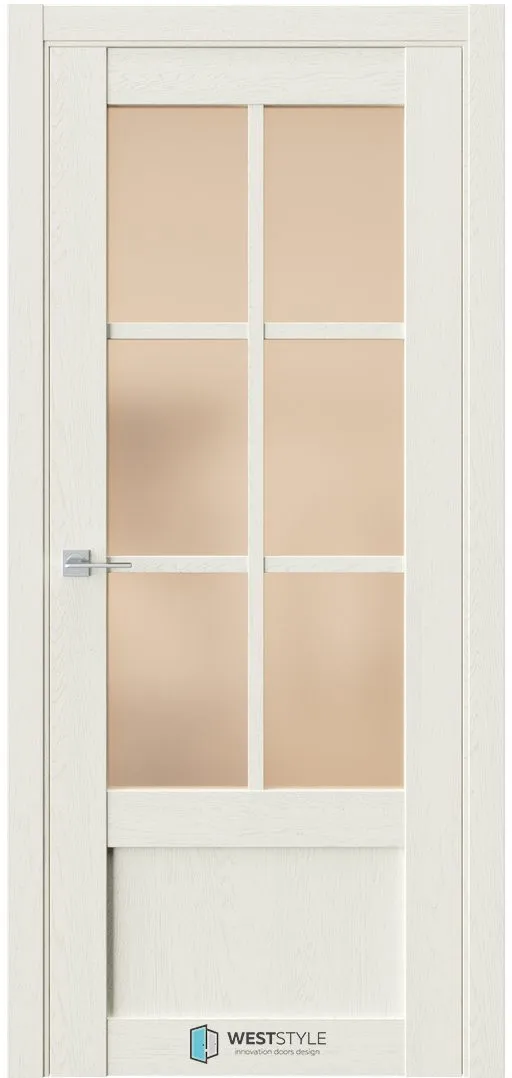 Межкомнатная дверь ZEST EMLAYER 23 — Стекло сатинат бронза