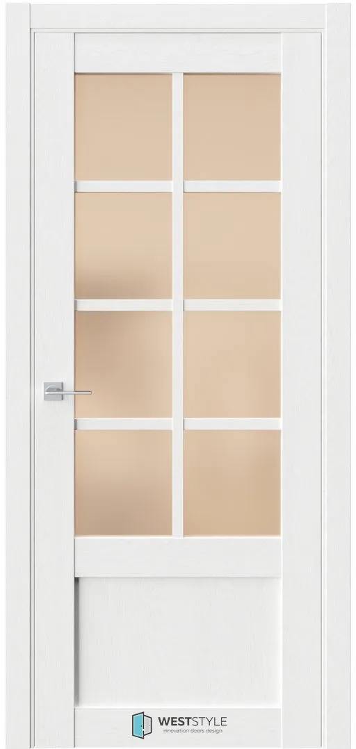 Межкомнатная дверь ZEST EMLAYER 25 — Стекло сатинат бронза