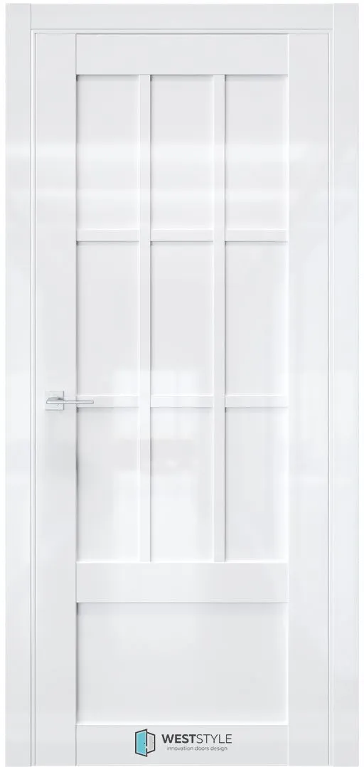 Межкомнатная дверь ZEST EMLAYER 26 — Белый глянец