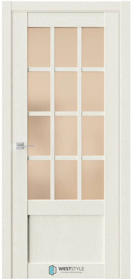 Межкомнатная дверь ZEST EMLAYER 29 — Стекло сатинат бронза