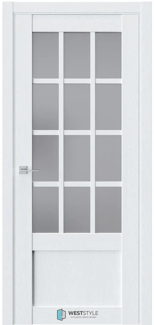 Межкомнатная дверь ZEST EMLAYER 29 — Стекло сатинат графит