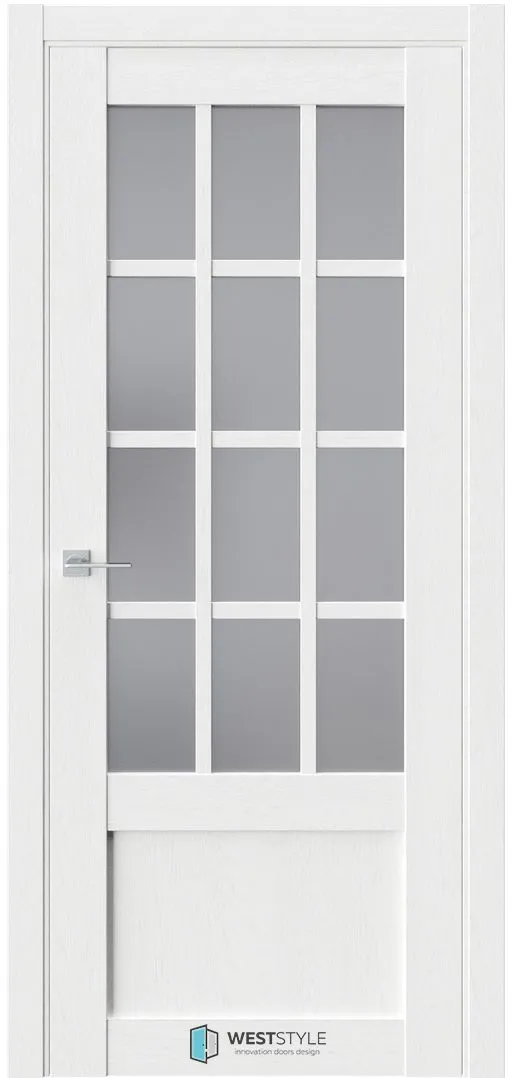 Межкомнатная дверь ZEST EMLAYER 29 — Стекло сатинат графит