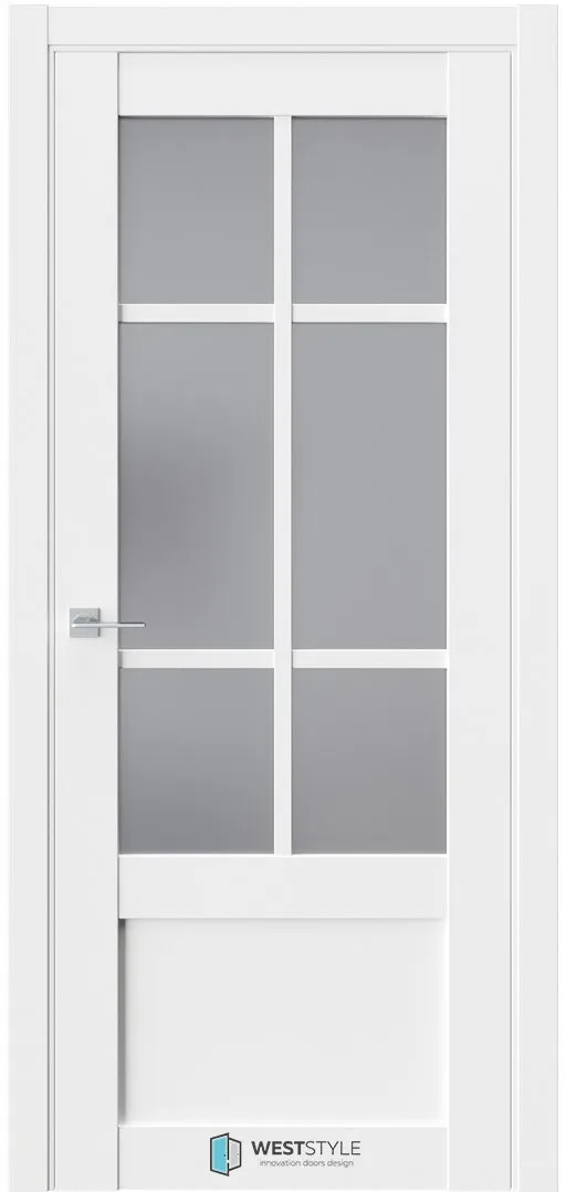 Межкомнатная дверь ZEST EMLAYER 31 — Стекло сатинат графит