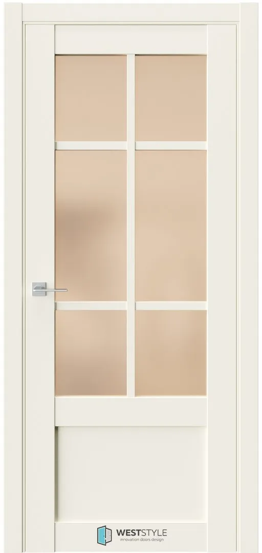 Межкомнатная дверь ZEST EMLAYER 31 — Стекло сатинат бронза