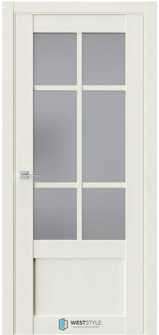 Межкомнатная дверь ZEST EMLAYER 31 — Стекло сатинат графит