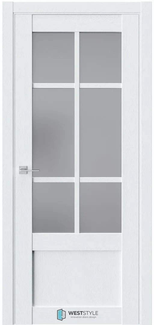 Межкомнатная дверь ZEST EMLAYER 31 — Стекло сатинат графит