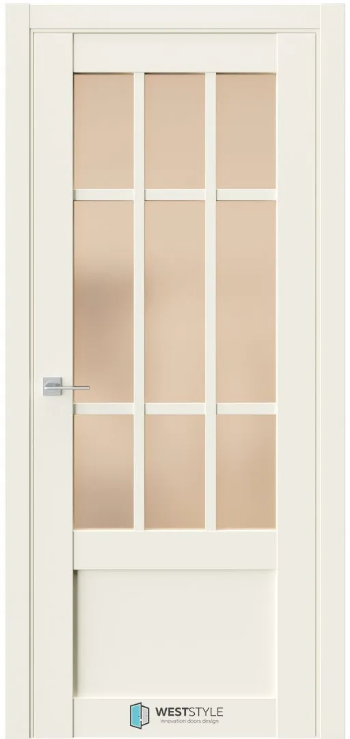Межкомнатная дверь ZEST EMLAYER 33 — Стекло сатинат бронза